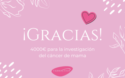 Farmactiva recauda 4.000€ para la investigación del cáncer de mama
